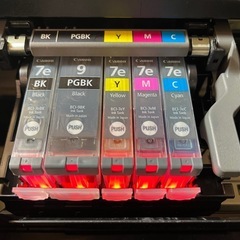 Canon iP4500 完動品 未使用インク多数の画像