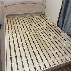 ダブルベットフレーム、分解して渡す