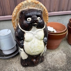 たぬきの置き物の画像