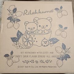  ディズニーカップ （未使用）＆ 蓋つきホーロ容器 リラックマ  2個（未使用）の画像