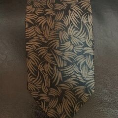 【美品】carven カルバン パリ シルクネクタイ ブラウン 高級感 メンズの画像