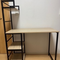 ✨美品✨コンパクトデスク オープンシェルフ付き