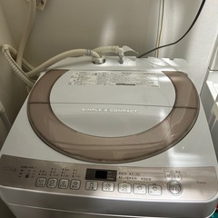 【7/5・6引取り希望】SHARP 全自動洗濯機　