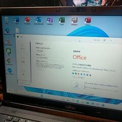 (^^)激速SSD 富士通ノートパソコン Core-i5 / SSD 128ギガ / メモリ 8ギガ / Windows11 24H2 / Office2021プロplusインストール済み / ウェブカメラ / WiFi付き (^^)の画像