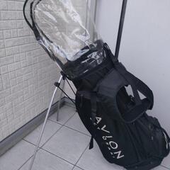 【希少】ジェット尾崎　スタンドキャディバッグの画像