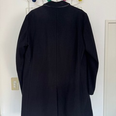 BEAMS ブラック 黒 チェスターコート Lサイズの画像