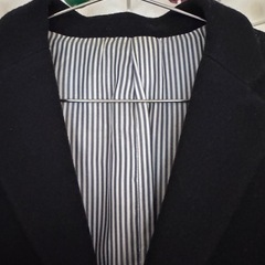 BEAMS ブラック 黒 チェスターコート Lサイズの画像
