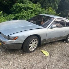 S13シルビア 黒 72,000km S13HF10 MT車 書類ありの画像
