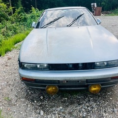 S13シルビア 黒 72,000km S13HF10 MT車 書類あり