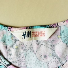 H&M 110-120cm キッズワンピース の画像