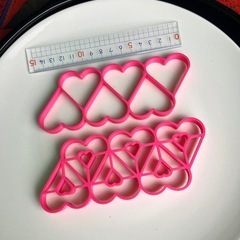 ハートのクッキー型12枚の画像