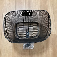 【新品未使用】自転車カゴ　ブラックの画像