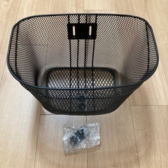 【新品未使用】自転車カゴ　ブラック