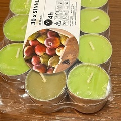 お話中🌸100🌸IKEA／一個だけ使用／キャンドルの画像