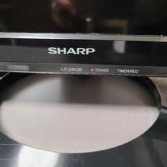 シャープ　24インチ液晶テレビの画像