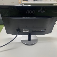 【美品】AOC モニター 25インチ｜フルHD IPSパネル／HDMI×2搭載｜シルバーフレームの画像