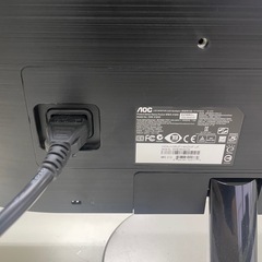 【美品】AOC モニター 25インチ｜フルHD IPSパネル／HDMI×2搭載｜シルバーフレームの画像