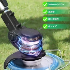 【価格変更済み】草刈り機 充電式草刈り機 芝刈り機 4種類の替刃 21Vの画像