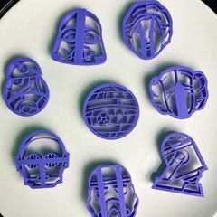 スターウォーズのクッキー型8種の画像