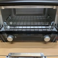 アイリスオーヤマ オーブントースター 4枚焼き POT-412R-B（ブラック）2022年製の画像