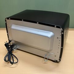アイリスオーヤマ オーブントースター 4枚焼き POT-412R-B（ブラック）2022年製の画像