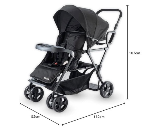 二人乗りベビーカー