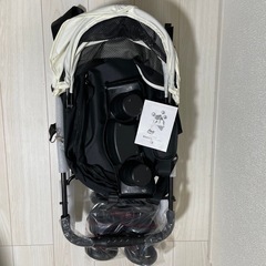 新品 箱入 折りたたみ ペットカート ペットキャリー 2WAY 小型犬 猫 白の画像