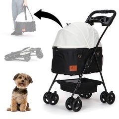 新品 箱入 折りたたみ ペットカート ペットキャリー 2WAY ...