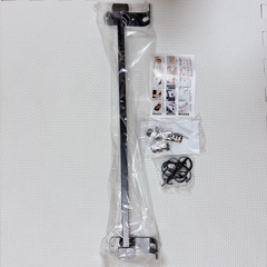 キッチンツールフック アルミニウム キッチンラック 強力粘着固定/ビス固定 台所ラック 台所 収納 軽量 キッチンツール 収納 防水防錆 壁掛け 収納 可動式フック キッチン/バスルーム/リビング/ベランダなどに適用 お手入れ簡単 (黒, 50CM 8個)の画像