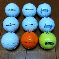 中古ゴルフボール①　SRIXON、ホンマ、Callawayなど計9球
