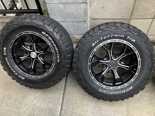 値下げします！　265 65 17 プラド　タイヤホイール4本セット　BFグッドリッジ