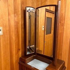 三面鏡　ドレッサー　鏡　鏡台の画像