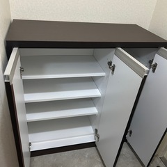 靴箱、下駄箱、シューズボックス、玄関収納の画像