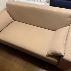 【美品】取引早い順 2人掛けソファ ベージュ