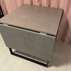 ［幅75 120］バタフライ ダイニングテーブル 単品 2人掛け...