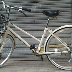白　自転車の画像