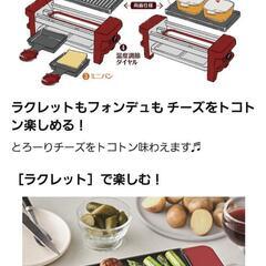 レコルト ラクレット チーズフォンデュメーカーの画像