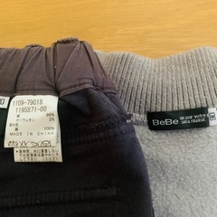 BeBe90cm
上下2点セットの画像