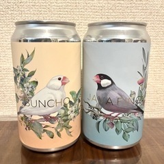 文鳥のおしゃれデザイン缶　白文鳥　桜文鳥　インテリア　飾り　おし...