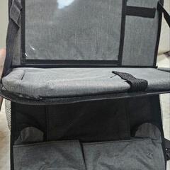 車用 シートバックポケット 車用収納ボックス 防水 後部座席 収納 テーブル付の画像
