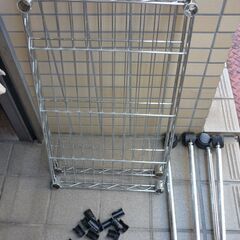 メタルラック　２段　横幅60センチ　他にもメタルラック出品中です。