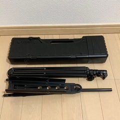 【希少】YAMAHA 譜面台 MS-303ALヤマハ　折りたたみ　ハードケース付の画像