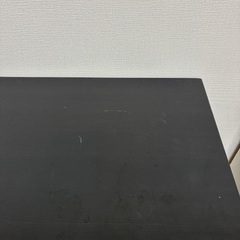 テーブル　IKEA「LERHAMN レールハムン」74×74cm ／イケア　ダイニングテーブル　黒の画像