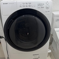 SHARP ドラム式洗濯乾燥機 ES-S7H-W 美品・週末使用...