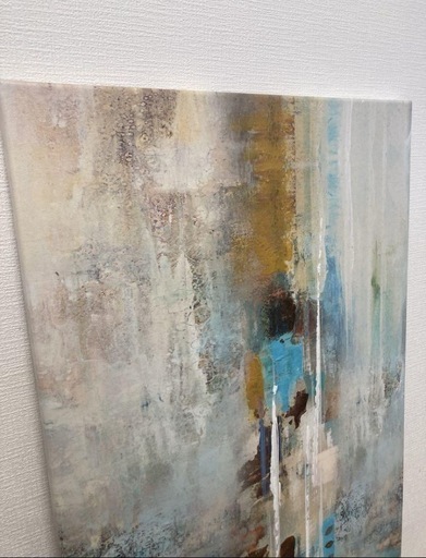 【新品同様】絵画 北欧 100cm インテリア アートパネル ブルー