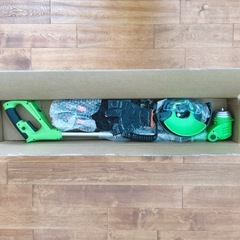 草刈り機 充電式草刈り機 1880W高出力 21V 2*2000mAh大容量の画像