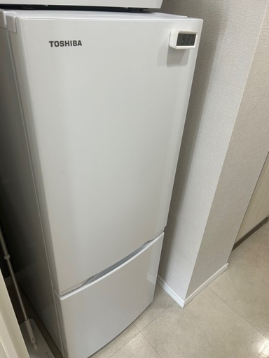 2024年製★美品★東芝冷蔵庫 ホワイト　一人暮らし GR-V15BS