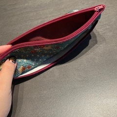 ちりめん和風柄ポーチの画像