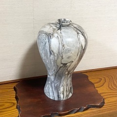 壺　アンティーク　台座付き
