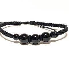 黒オニキス　ブレスレットの画像